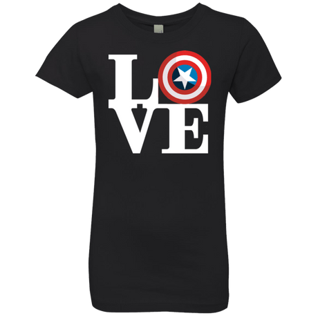 T-Shirts Black / YXS Captain's Love Girls Premium T-Shirt