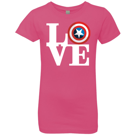 T-Shirts Hot Pink / YXS Captain's Love Girls Premium T-Shirt