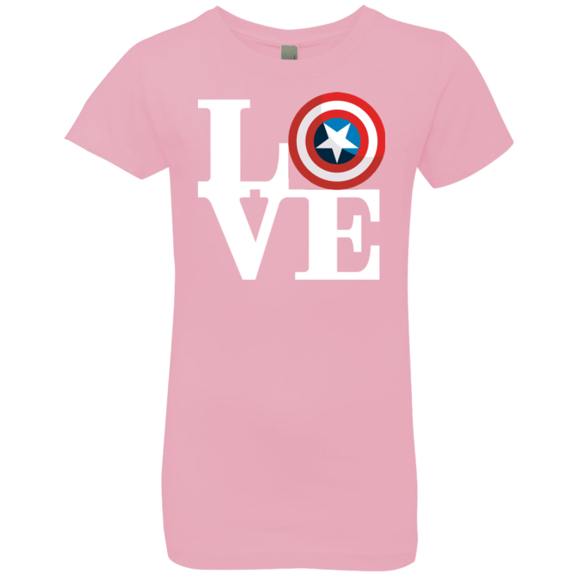 T-Shirts Light Pink / YXS Captain's Love Girls Premium T-Shirt