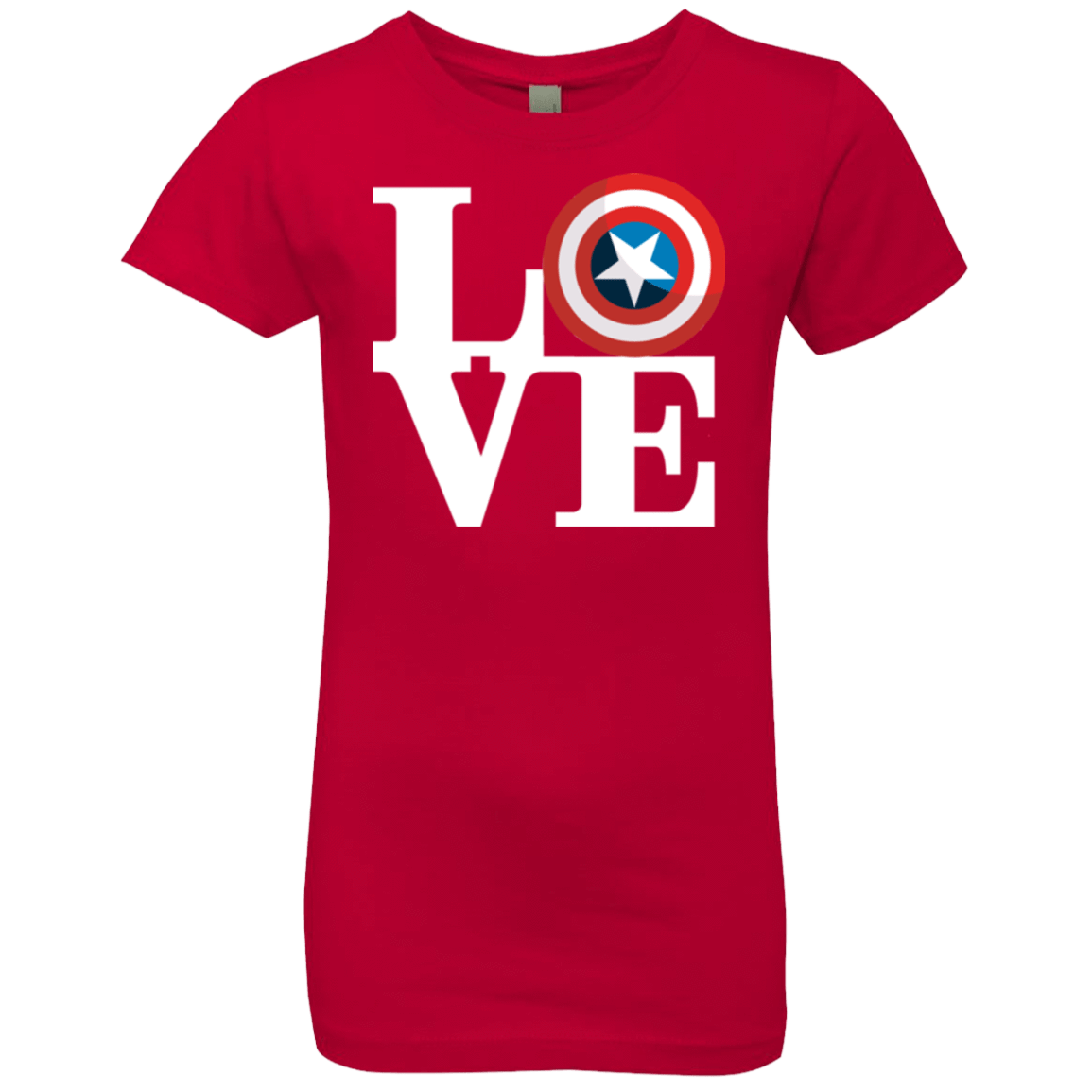 T-Shirts Red / YXS Captain's Love Girls Premium T-Shirt