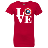 T-Shirts Red / YXS Captain's Love Girls Premium T-Shirt