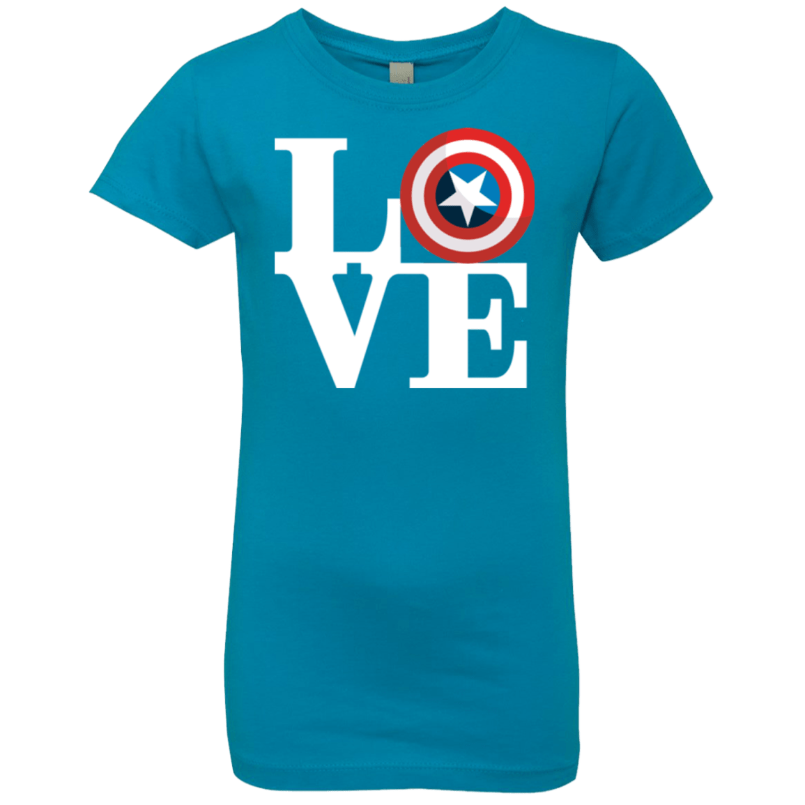 T-Shirts Turquoise / YXS Captain's Love Girls Premium T-Shirt