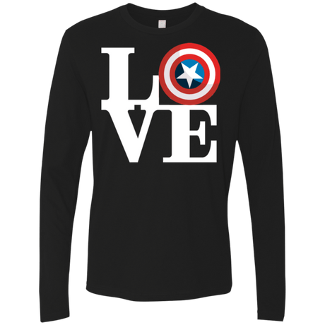 T-Shirts Black / Small Captain's Love Men's Premium Long Sleeve