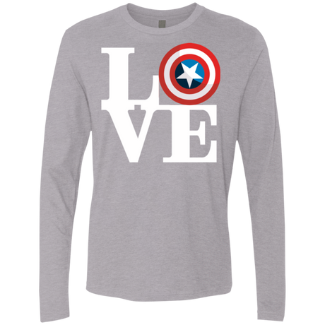 T-Shirts Heather Grey / Small Captain's Love Men's Premium Long Sleeve