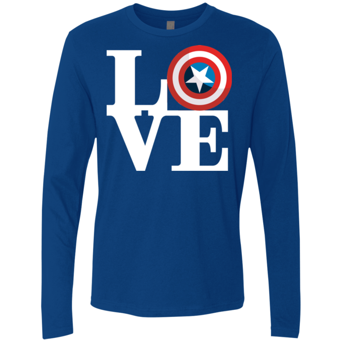 T-Shirts Royal / Small Captain's Love Men's Premium Long Sleeve