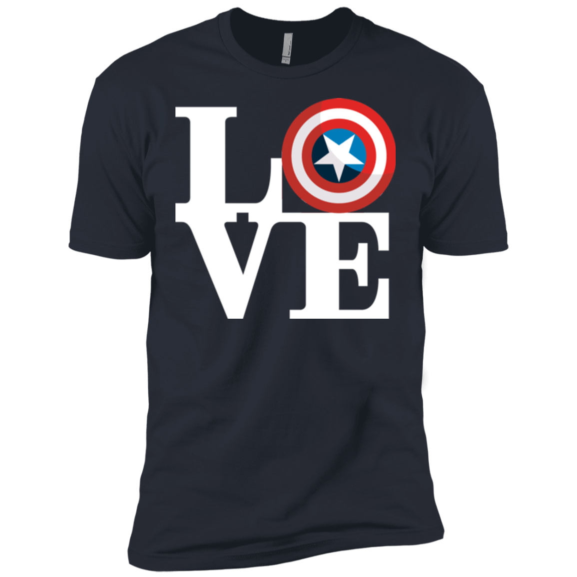 T-Shirts Indigo / X-Small Captain's Love Men's Premium T-Shirt