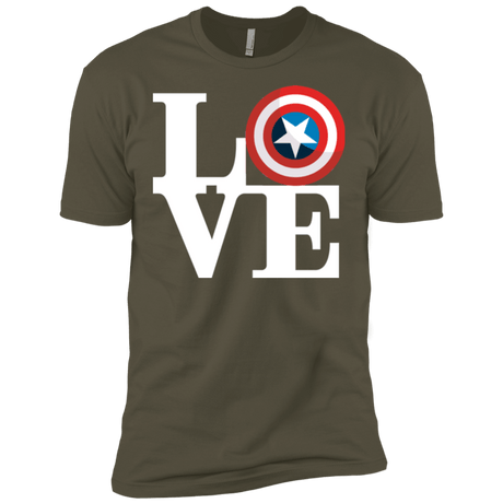 T-Shirts Military Green / X-Small Captain's Love Men's Premium T-Shirt