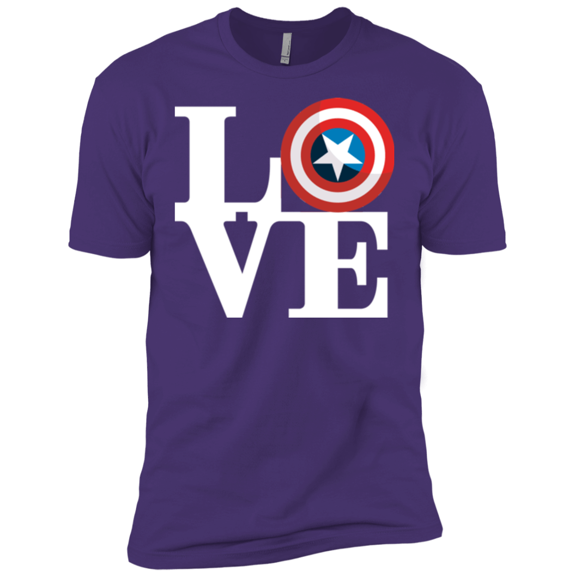T-Shirts Purple / X-Small Captain's Love Men's Premium T-Shirt
