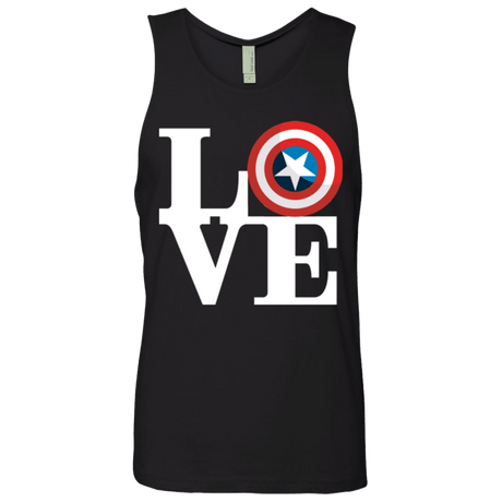 T-Shirts Black / Small Captain's Love Men's Premium Tank Top