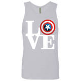 T-Shirts Heather Grey / Small Captain's Love Men's Premium Tank Top