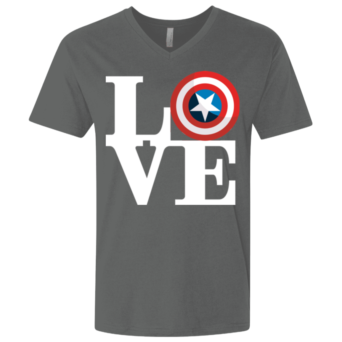 T-Shirts Heavy Metal / X-Small Captain's Love Men's Premium V-Neck