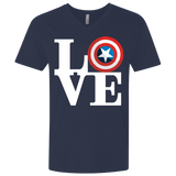 T-Shirts Midnight Navy / X-Small Captain's Love Men's Premium V-Neck