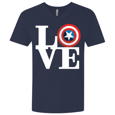 T-Shirts Midnight Navy / X-Small Captain's Love Men's Premium V-Neck