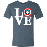 T-Shirts Indigo / Small Captain's Love Men's Triblend T-Shirt