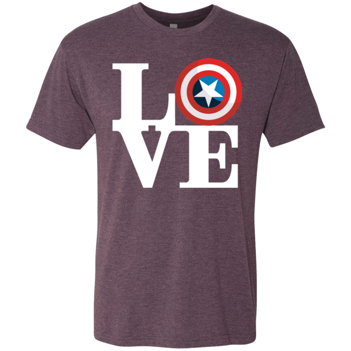 T-Shirts Vintage Purple / Small Captain's Love Men's Triblend T-Shirt
