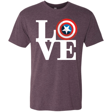 T-Shirts Vintage Purple / Small Captain's Love Men's Triblend T-Shirt