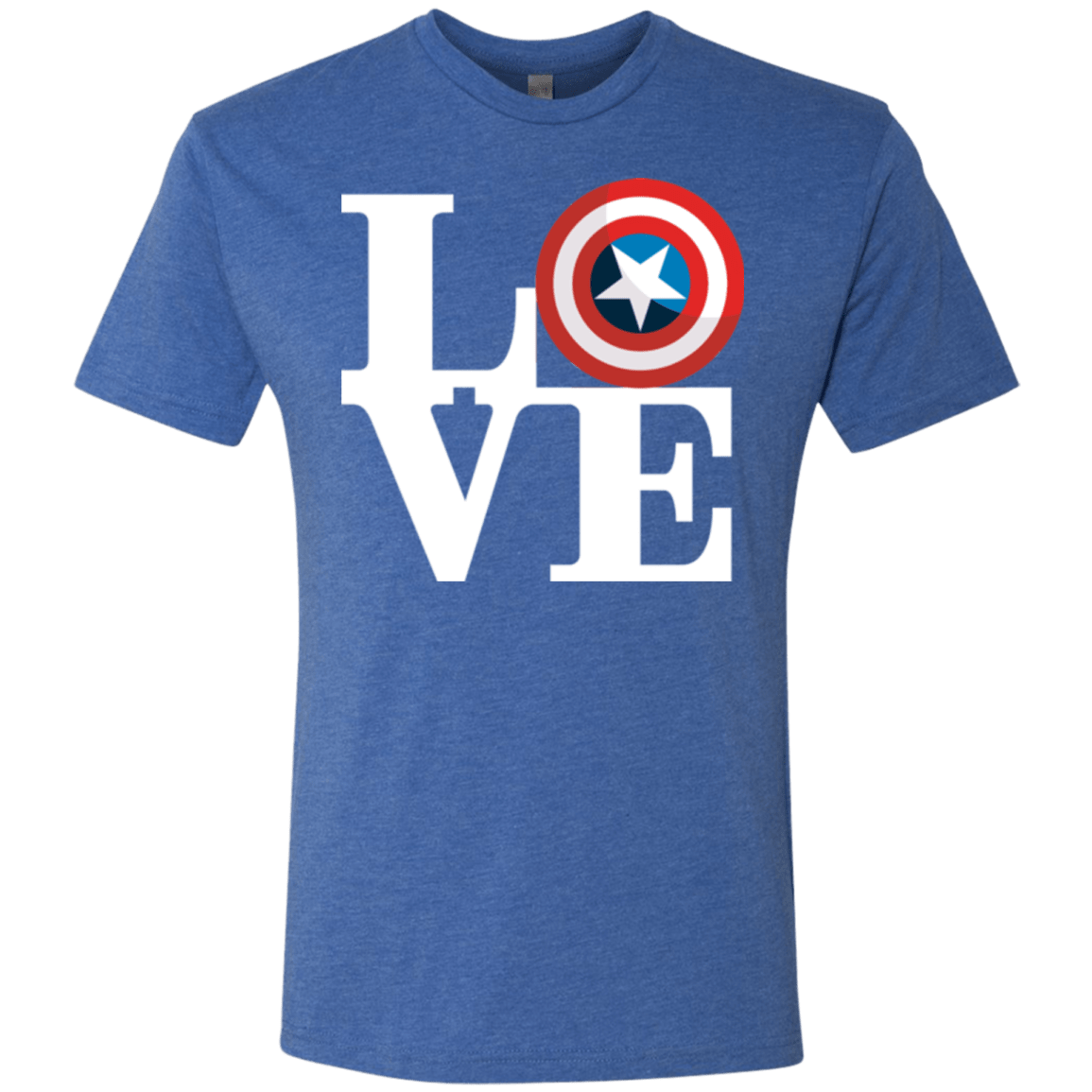 T-Shirts Vintage Royal / Small Captain's Love Men's Triblend T-Shirt