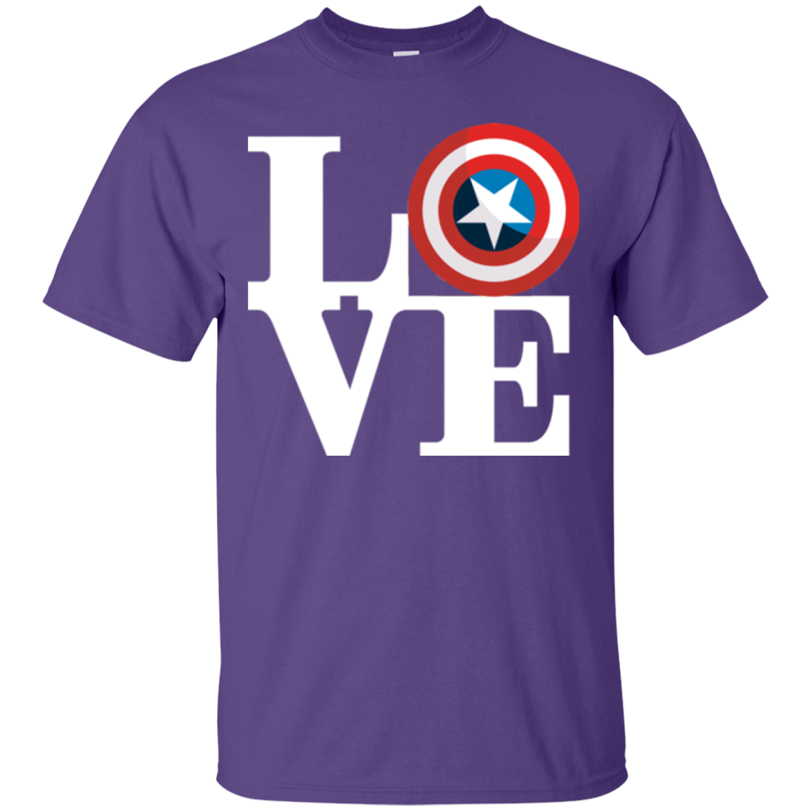 T-Shirts Purple / Small Captain's Love T-Shirt