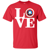 T-Shirts Red / Small Captain's Love T-Shirt