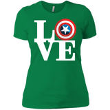 T-Shirts Kelly Green / X-Small Captain's Love Women's Premium T-Shirt