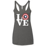 T-Shirts Premium Heather / X-Small Captain's Love Women's Triblend Racerback Tank