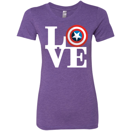 T-Shirts Purple Rush / Small Captain's Love Women's Triblend T-Shirt