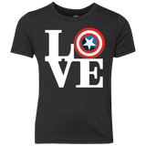 T-Shirts Vintage Black / YXS Captain's Love Youth Triblend T-Shirt