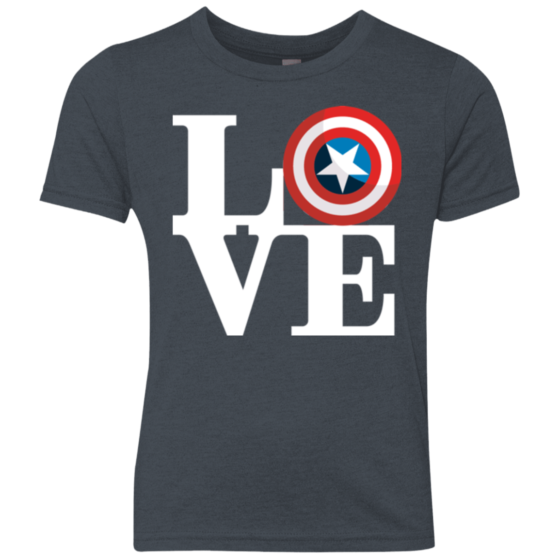 T-Shirts Vintage Navy / YXS Captain's Love Youth Triblend T-Shirt