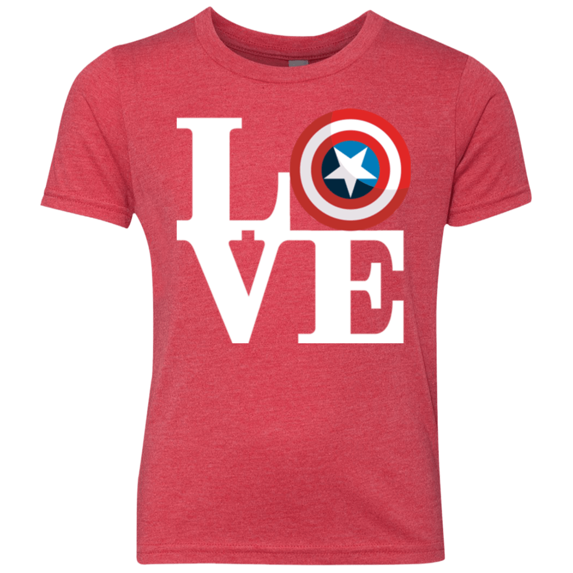 T-Shirts Vintage Red / YXS Captain's Love Youth Triblend T-Shirt