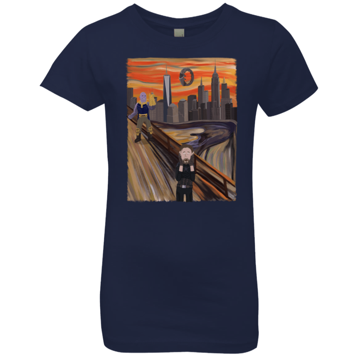 T-Shirts Midnight Navy / YXS Captain Scream Girls Premium T-Shirt