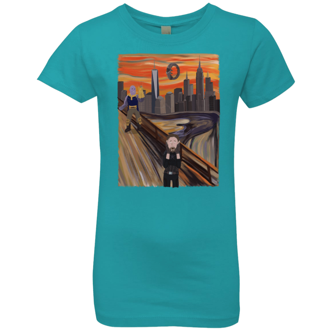 T-Shirts Tahiti Blue / YXS Captain Scream Girls Premium T-Shirt