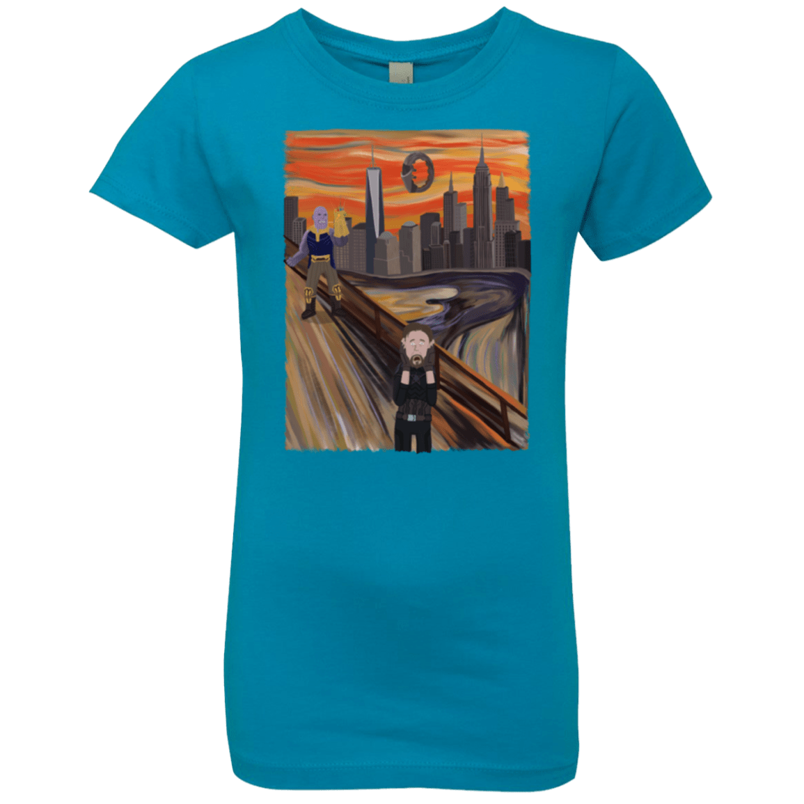 T-Shirts Turquoise / YXS Captain Scream Girls Premium T-Shirt