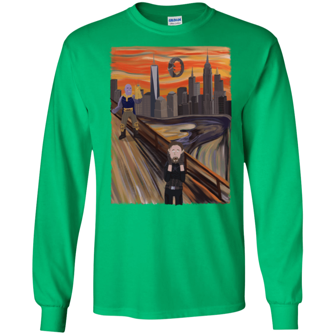 T-Shirts Irish Green / S Captain Scream Men's Long Sleeve T-Shirt