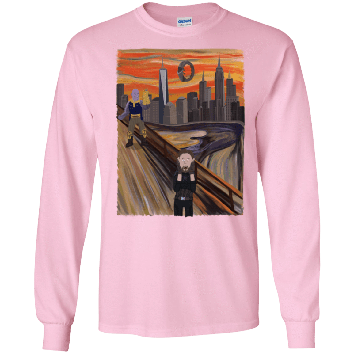 T-Shirts Light Pink / S Captain Scream Men's Long Sleeve T-Shirt