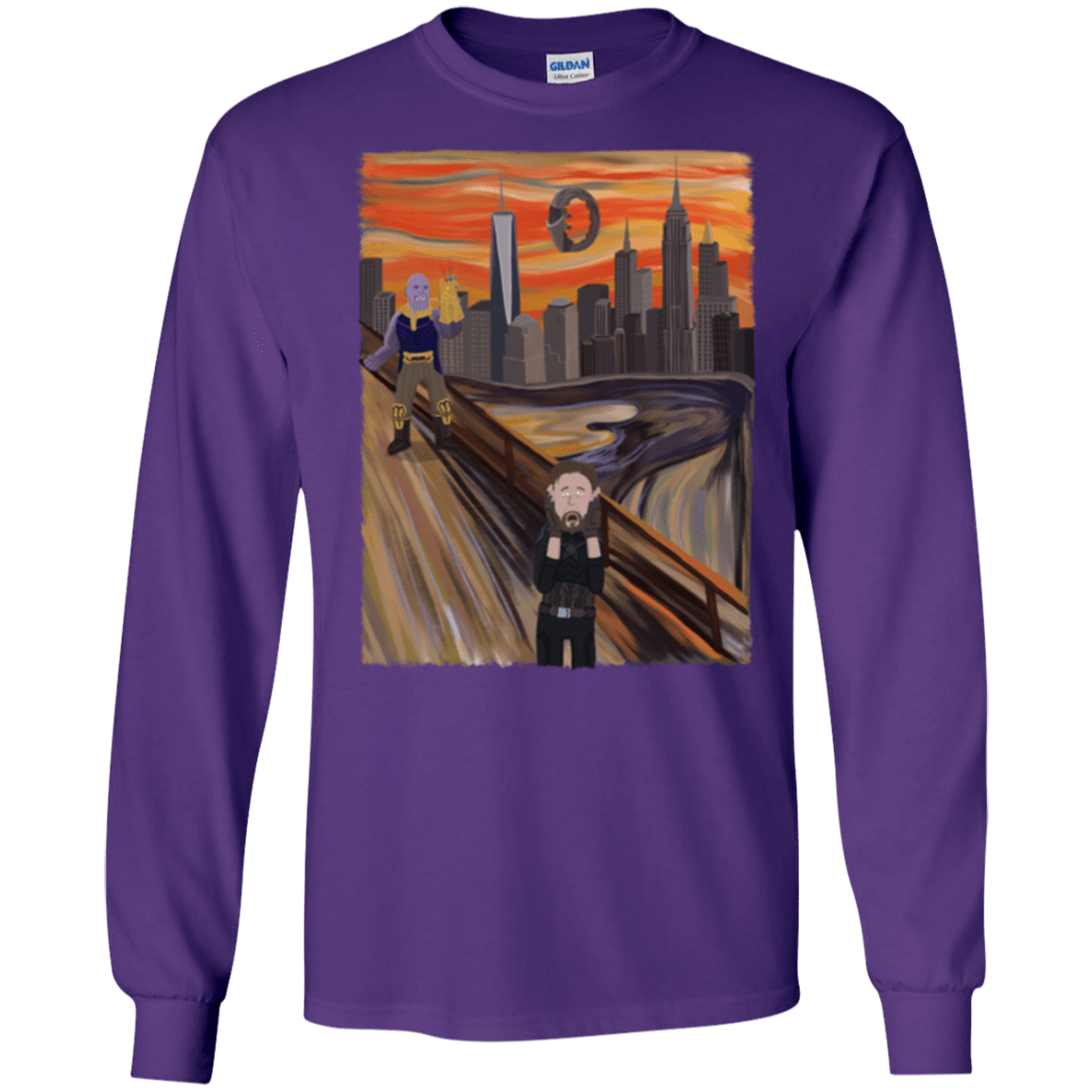 T-Shirts Purple / S Captain Scream Men's Long Sleeve T-Shirt