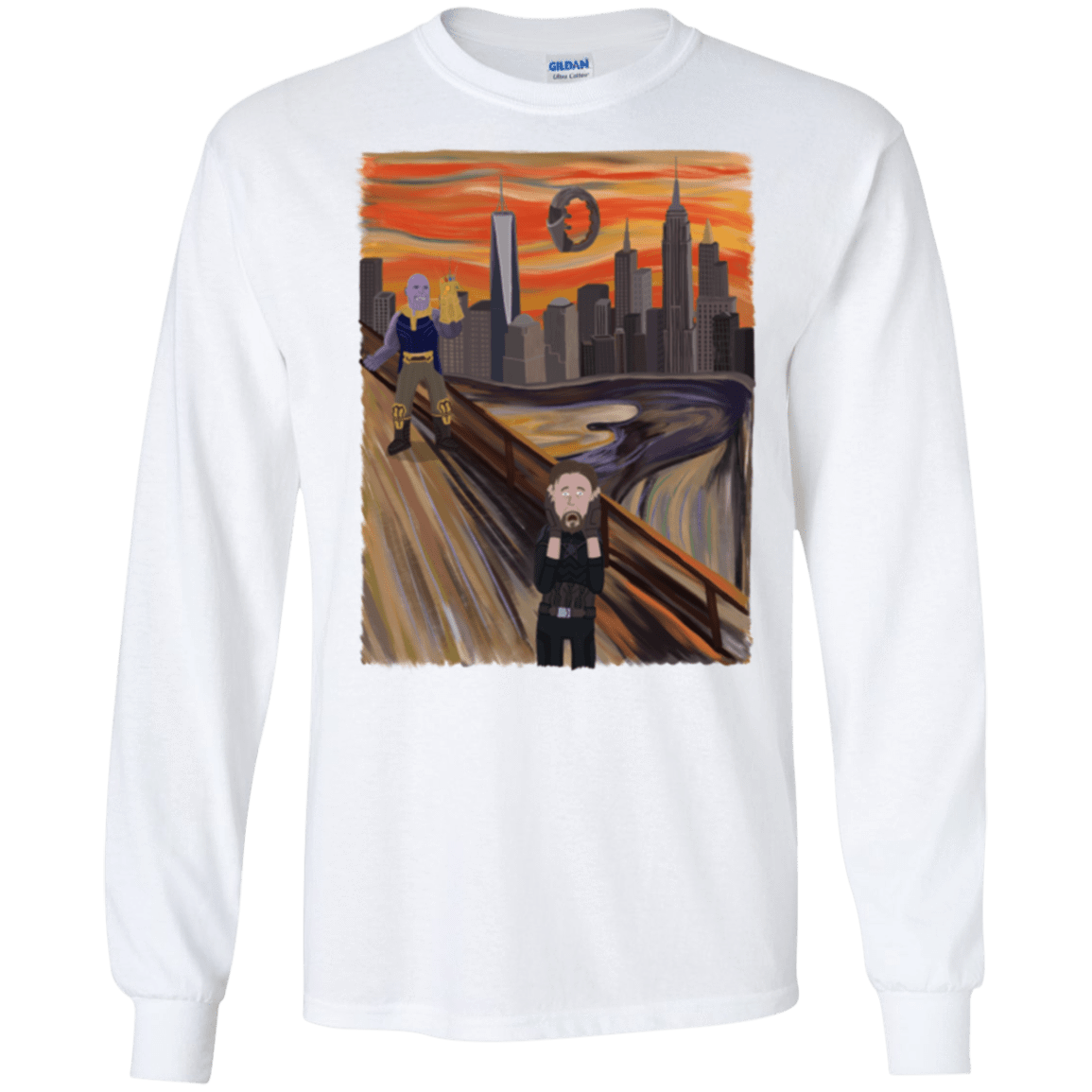 T-Shirts White / S Captain Scream Men's Long Sleeve T-Shirt