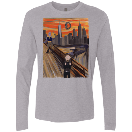 T-Shirts Heather Grey / S Captain Scream Men's Premium Long Sleeve