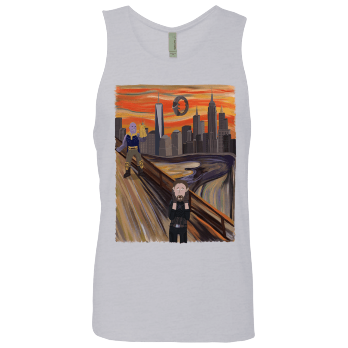 T-Shirts Heather Grey / S Captain Scream Men's Premium Tank Top