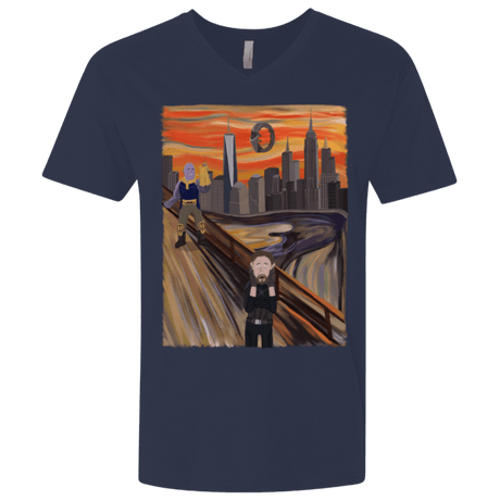 T-Shirts Midnight Navy / X-Small Captain Scream Men's Premium V-Neck