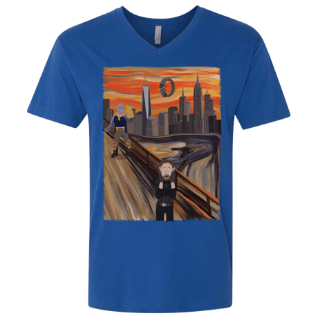 T-Shirts Royal / X-Small Captain Scream Men's Premium V-Neck