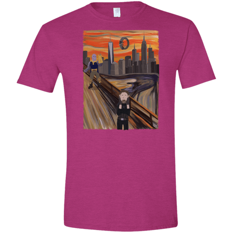 T-Shirts Antique Heliconia / S Captain Scream Men's Semi-Fitted Softstyle