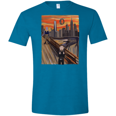 T-Shirts Antique Sapphire / S Captain Scream Men's Semi-Fitted Softstyle