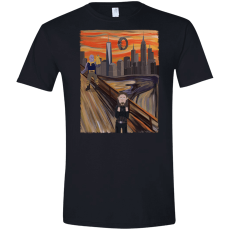 T-Shirts Black / X-Small Captain Scream Men's Semi-Fitted Softstyle