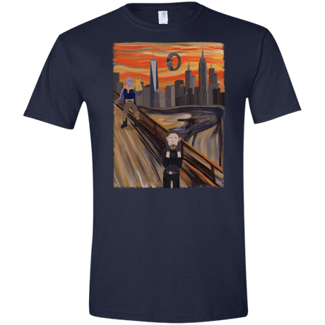 T-Shirts Navy / X-Small Captain Scream Men's Semi-Fitted Softstyle