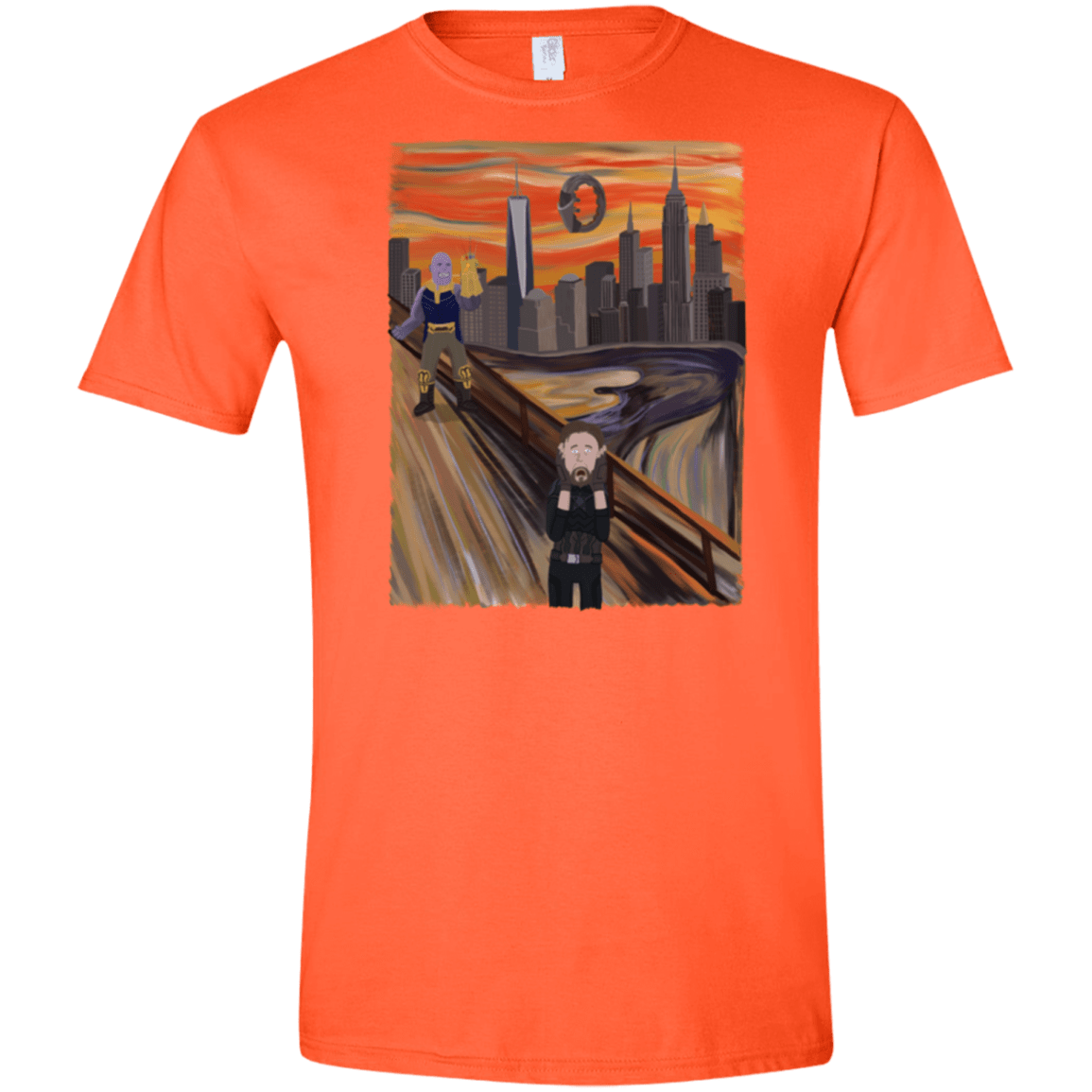T-Shirts Orange / S Captain Scream Men's Semi-Fitted Softstyle