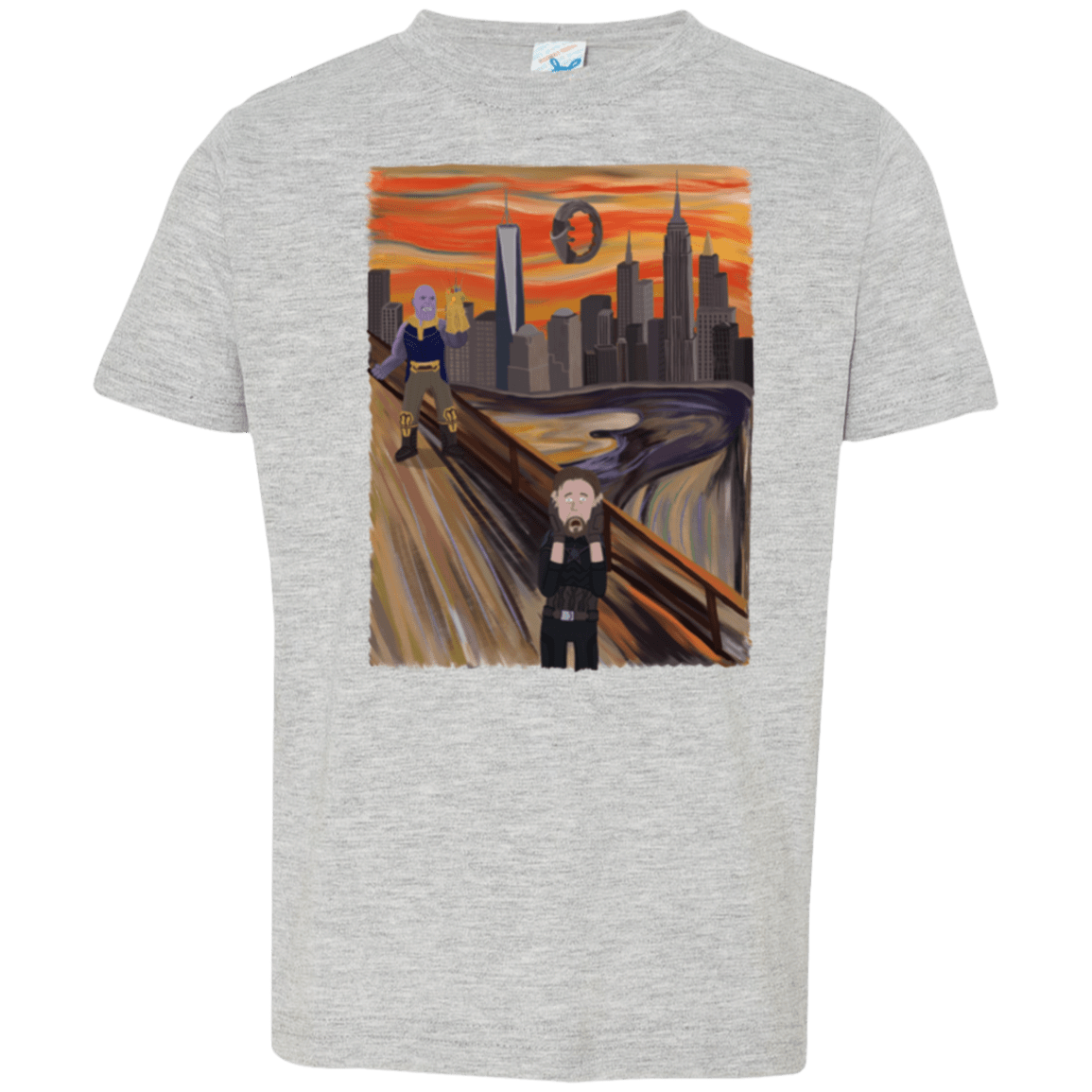 T-Shirts Heather Grey / 2T Captain Scream Toddler Premium T-Shirt