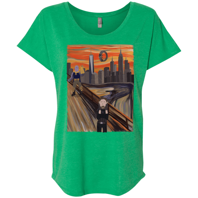 T-Shirts Envy / X-Small Captain Scream Triblend Dolman Sleeve
