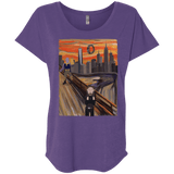 T-Shirts Purple Rush / X-Small Captain Scream Triblend Dolman Sleeve