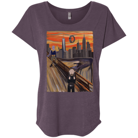 T-Shirts Vintage Purple / X-Small Captain Scream Triblend Dolman Sleeve