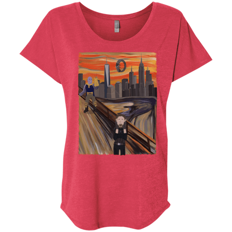 T-Shirts Vintage Red / X-Small Captain Scream Triblend Dolman Sleeve